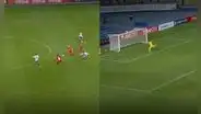 ¡Con intervención de Guerrero! Extraordinario gol de Matías Rojas desde la media cancha para Racing