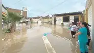 Lambayeque: Túcume se inunda tras 12 horas de lluvias intensas