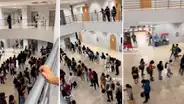 Joven queda en shock al ver enormes colas en su universidad para tomar el elevador: “Parece Gamarra”