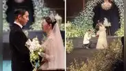 Lee Seung Gi y Lee Da In celebran su boda: actor se arrodilló para cantarle a su esposa