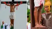 Crucifixiones reales, azotes y flagelos: la violenta escenificación de la pasión de Cristo en Filipinas
