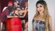 Carlos Vílchez BESA a Claudia Serpa durante show EN VIVO de “Noche de patas” y ella reacciona