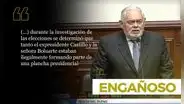 Investigación congresal no "determinó" que Castillo y Boluarte candidatearon "ilegalmente", como dijo Montoya