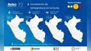 Temperatura en la costa seguirá en incremento y habrá alta radiación, alertó Senamhi