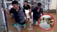 Chiclayo: familia entierra a niño en cementerio inundado y colapsado tras intensas lluvias