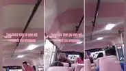 Micro totalmente de rosa es viral: "Para ir al estreno de Barbie"