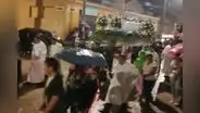 Lluvia torrencial no impidió procesión en Semana Santa en Lambayeque: “Dios calma la tempestad”