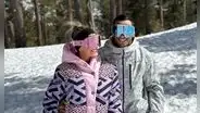 Alejandra Baigorria y Said Palao esquían en Nueva York por Semana Santa: "Por más viajes juntos"
