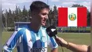Catriel Cabellos manda emotivo mensaje al Perú tras anotar doblete en la reserva de Racing