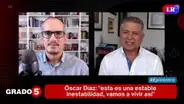 Óscar Díaz sobre Boluarte: "Hace mal en negar lo innegable"