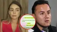 Exponen chats privados entre Richard Acuña y su expareja Camila Ganoza: “Estás abusando de tu poder”