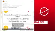 No, IGP no anunció un terremoto en Yurimaguas y Tarapoto