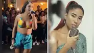 Dayanita causa furor al cantar “Dejarte de amar” en show ambulante: “¡Tiembla, Azucena Calvay!”