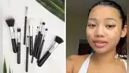 Joven termina con fuertes erupciones cutáneas en su rostro tras usar brochas de maquillaje