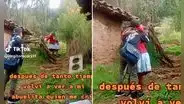 Joven se reencontró con su abuelita y tierna escena es viral: “Me hizo llorar”