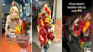 Joven revende las flores que le regalaron: las mujeres facturan