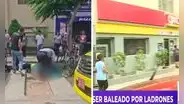 Sereno recibe disparo directo al cuello por delincuente que huía tras robo en Surco