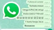 WhatsApp: ¿cómo enviar mensajes con otros tipos de letra y sin descargar ninguna app?