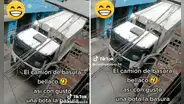 Camión reciclador recoge la basura a ritmo de “Una gatita que le gusta el mambo”