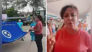 Expulsan a congresista Patricia Chirinos en medio de una visita inopinada a hospital en Piura