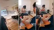 Universitaria es vista armando su desayuno en plena clase: "Un antojito"