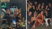 Mario Hart: 'excombatientes' se reunieron y bailaron temas del programa en el cumpleaños del piloto