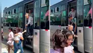 Pasajeros saltan del bus del Metropolitano tras incendio de auto en la av. Alfonso Ugarte