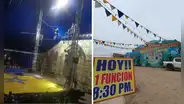 Chiclayo: equilibrista cayó desde gran altura al intentar cruzar por cable con una bicicleta