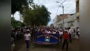 Gobernador, alcaldes y hasta arzobispo de Piura se unen a marcha por inacción del Gobierno ante lluvias