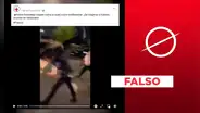 No, video que muestra cómo un "policía" arroja al suelo a una mujer no fue grabado en Francia