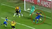 Arley Rodríguez y la insólita falta que provocó que anulen del 1-0 de Pereira sobre Boca Juniors