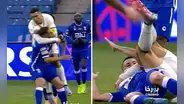 ¡A lo Randy Orton! Cristiano Ronaldo fuera de control: 'aplicó un RKO' a su rival en pleno partido