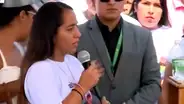 Hija de serenazgo fallecido en Surco se quiebra en entierro de su padre: "Te amo, papá"