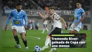 Prensa argentina y su 'dura' reacción tras caída de Cristal ante River: "Goleada de Copa con 1 menos"