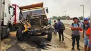 SJL: reportan gran congestión vehicular en autopista Ramiro Prialé por accidente de tránsito