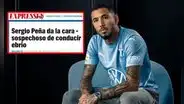 Sergio Peña fue detenido en Suecia por presunto estado de ebriedad y podría ir preso 2 años