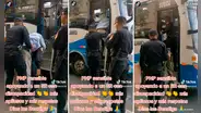 Policías detienen bus para que hombre con discapacidad física retorne a su hogar con su familia