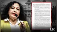 María Acuña tilda de "tendenciosa" denuncia sobre recorte de sueldo, pero dice que no pedirá rectificación