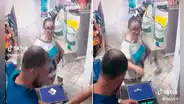 ¡Y se marchó!: pájaro roba el dinero que mujer le había pagado a comerciante por sus productos