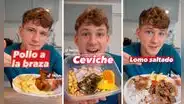 Alemán prueba la comida peruana y su reacción sorprende en redes