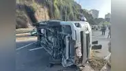 Barranco: movilidad escolar se volcó en el circuito de playas y dejó heridos con lesiones leves