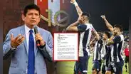 Alianza Lima pide a la FPF reprogramar partido con Vallejo y corregir expulsión de Cueva
