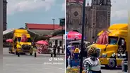 ¡Dejó atrás a las limusinas! Quinceañera llega a su fiesta montada en el tráiler de su padre