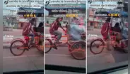 Sin excusas para el trabajo: hombre con discapacidad saca adelante a su familia a bordo de su bicitaxi