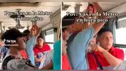 Joven echa desodorante a persona que se para a su lado dentro del bus: “Yo hice eso con el perfume”