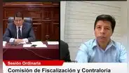 Pedro Castillo se presentó en la Comisión de Fiscalización del Congreso, pero se resistió a declarar