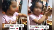 ¿Arepa o pollo a la brasa? Niña responde a su madre extranjera y comentario se vuelve viral