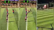 ¡A los 4 segundos! El increíble gol de media cancha anotado en la Copa Perú
