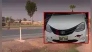 Estas son las imágenes del auto blanco que seguía al odontólogo el día de su secuestro