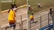 Goofy sufrió terrible caída durante carrera de muñecos en Arequipa: “Así caí en sus mentiras”